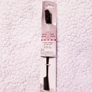 2 in 1  Edge Brush and Comb Duo. NWT.